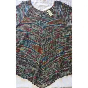 Faded Glory Women's Elbow Sleeve Double V Sweater Size XXL (20) NWOT